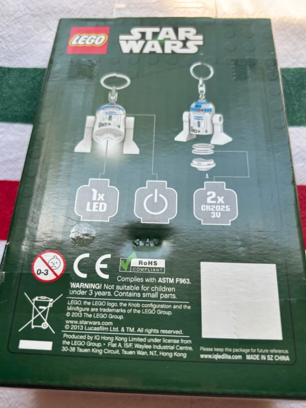 LEGO STAR WARS Episode 4/5/6/ "LED Key Light R2-D2 Key Chain" IQLGL-KE21 - Picture 3 of 4